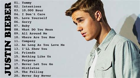 famous justin bieber songs